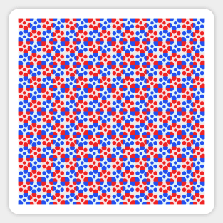 pop art polka dot pattern Sticker